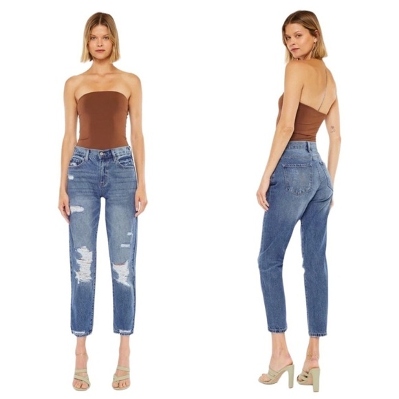 KanCan Kerrigan Ultra High-Rise Mom Jeans Size 7 / 27 - Picture 1 of 7